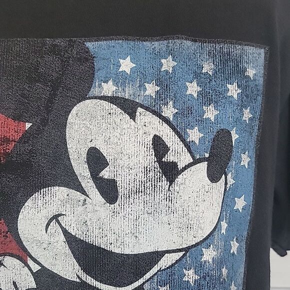 Disney Mickey Mouse American Flag classic t-shirt unisex Size M - Picture 4 of 9